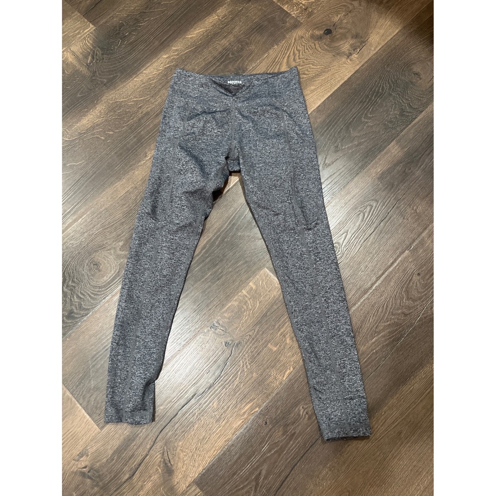 Sommer Ray Gray Heather Side Pocket Leggings‎ Small